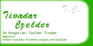 tivadar czelder business card